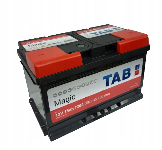 Akumulator TAB Magic 12V 75Ah 720A EN