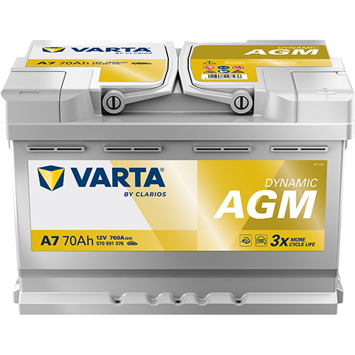 Akumulator Varta AGM A7/E39 12V 70Ah 760A