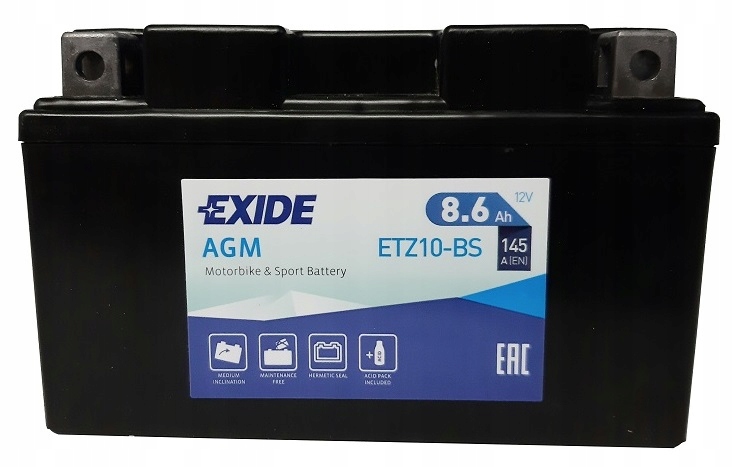 Akumulator motocyklowy Exide ETZ10-BS ( YTZ10S, FTZ10S)