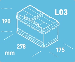 Akumulator Exide EFB EL700 12V 70Ah 760A - obrazek 2