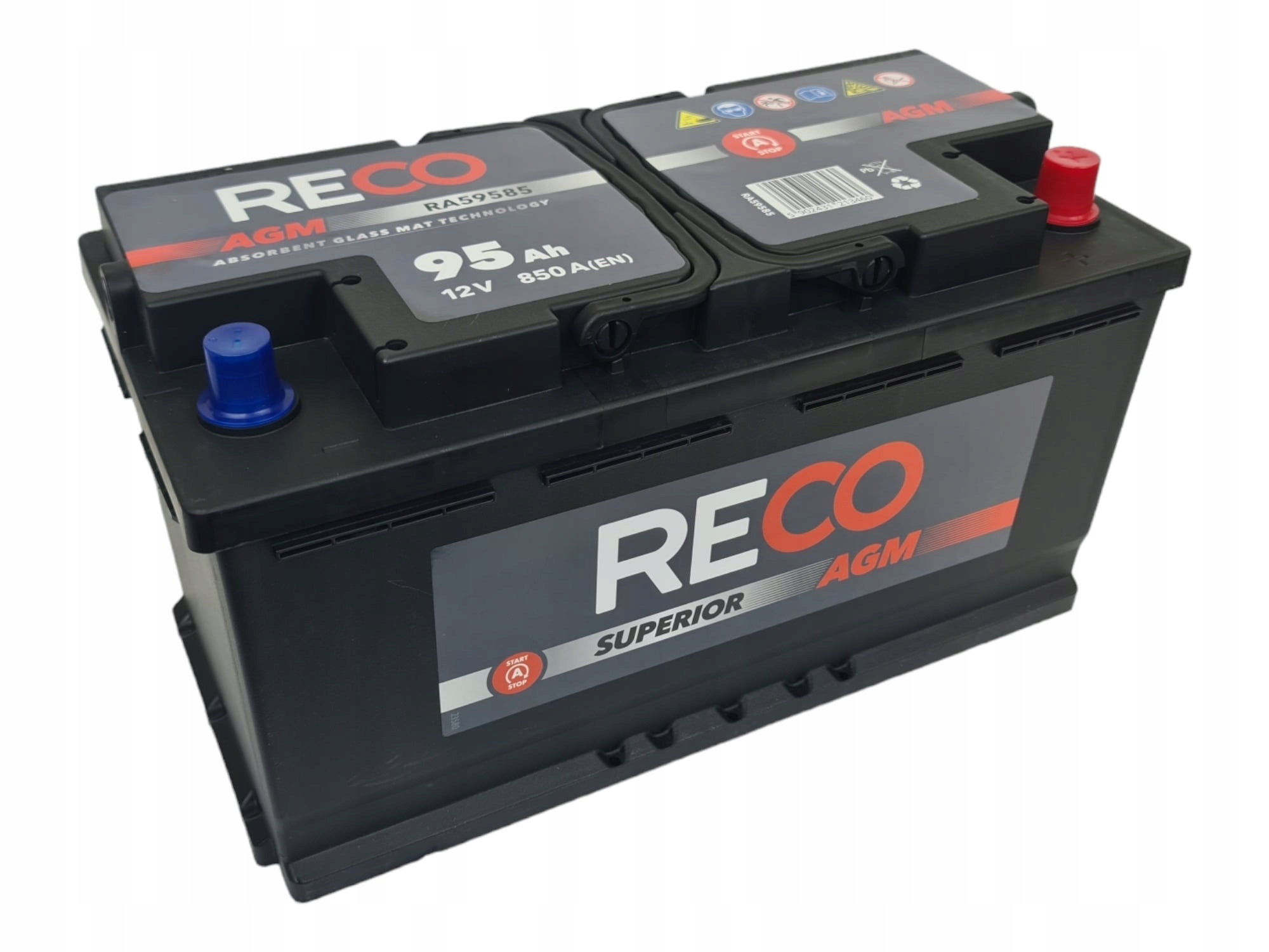 Akumulator Reco AGM 12V 95Ah 850A RA59585