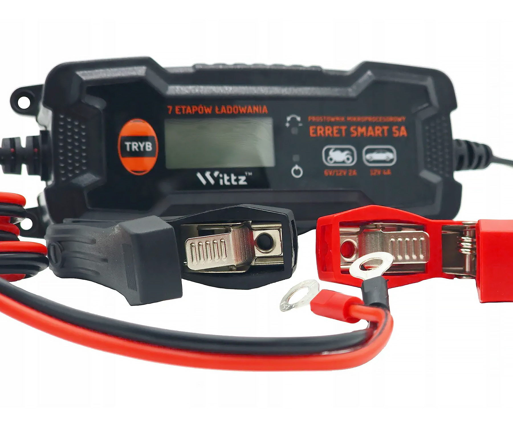 Prostownik elektroniczny Erret Smart 5A 6/12V 5A - obrazek 3