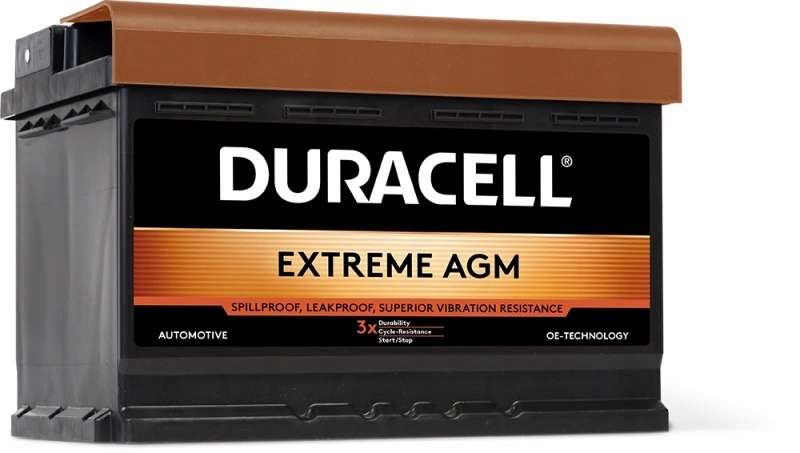 Akumulator Duracell Extreme DE70 AGM 12V 70Ah 760A